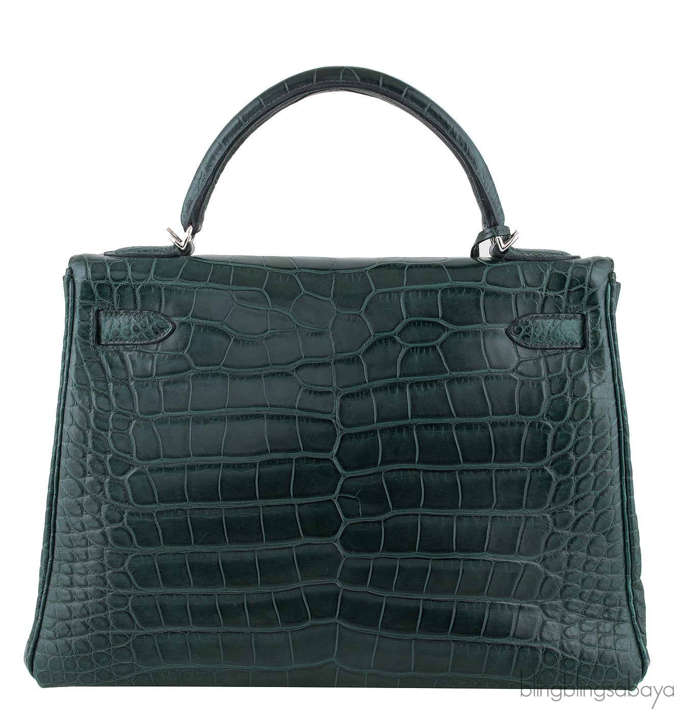 Kelly 32 Vert Fonce Crocodile PHW