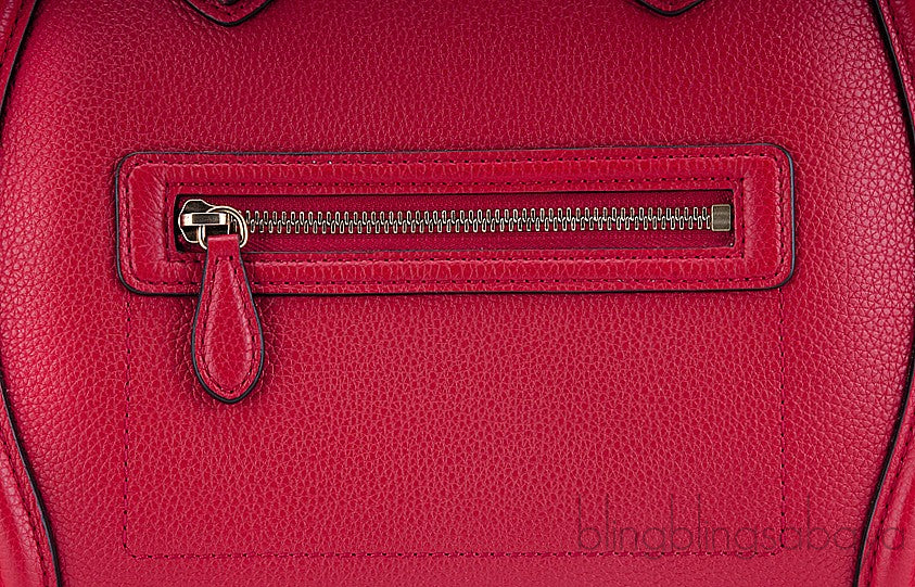 Mini Luggage Coquelicot Red