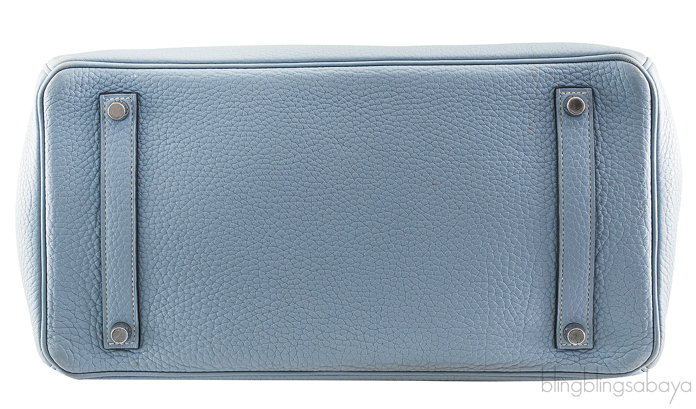 Birkin 35 Blue Lin Togo PHW