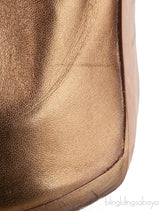 Tribtoo Gold Slingback Pump