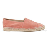 Coral Suede CC Cap Toe Espadrille