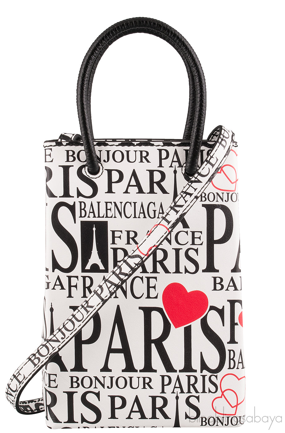 Bonjour Paris Shopping Phone Holder Bag