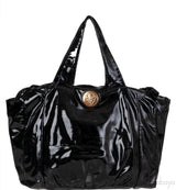 Hysteria Black Patent Leather Tote