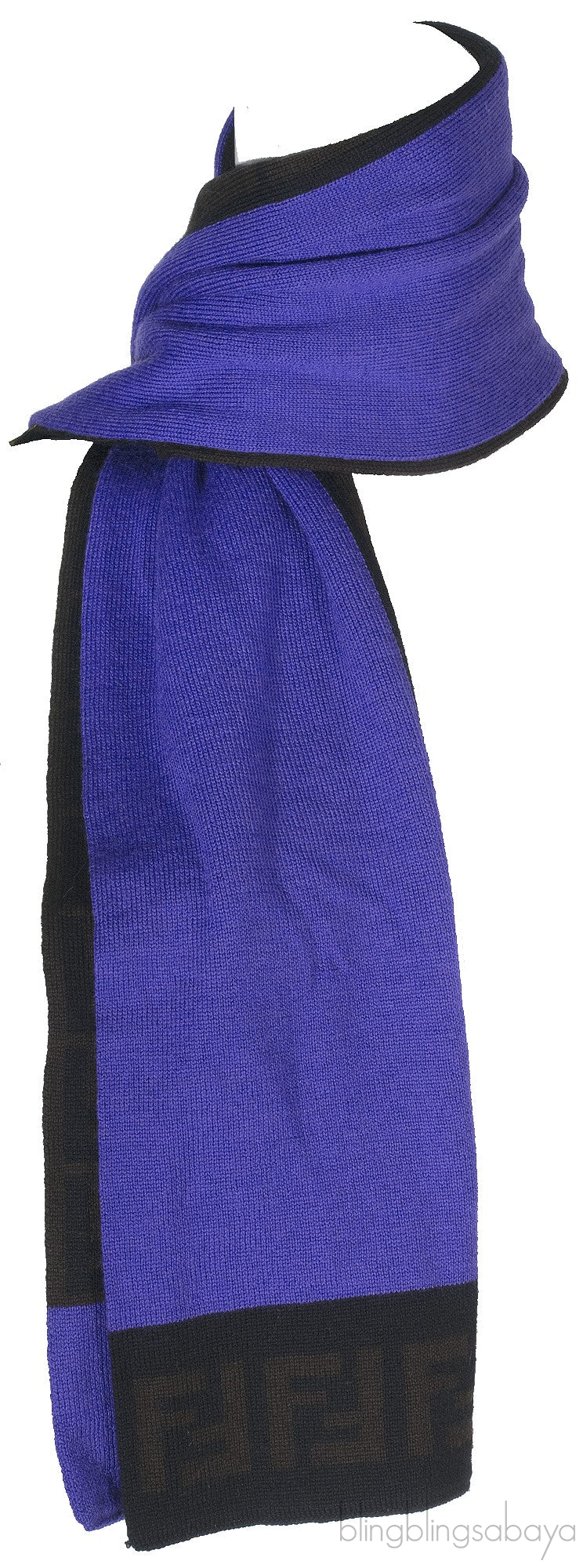 Fendi FF Wool Long Scarf & Gloves
