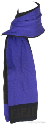 Fendi FF Wool Long Scarf & Gloves