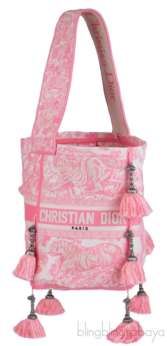 Pink Dior D-Bucket Bag