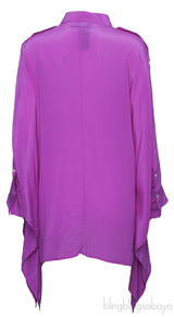 Purple Oversize Shirt