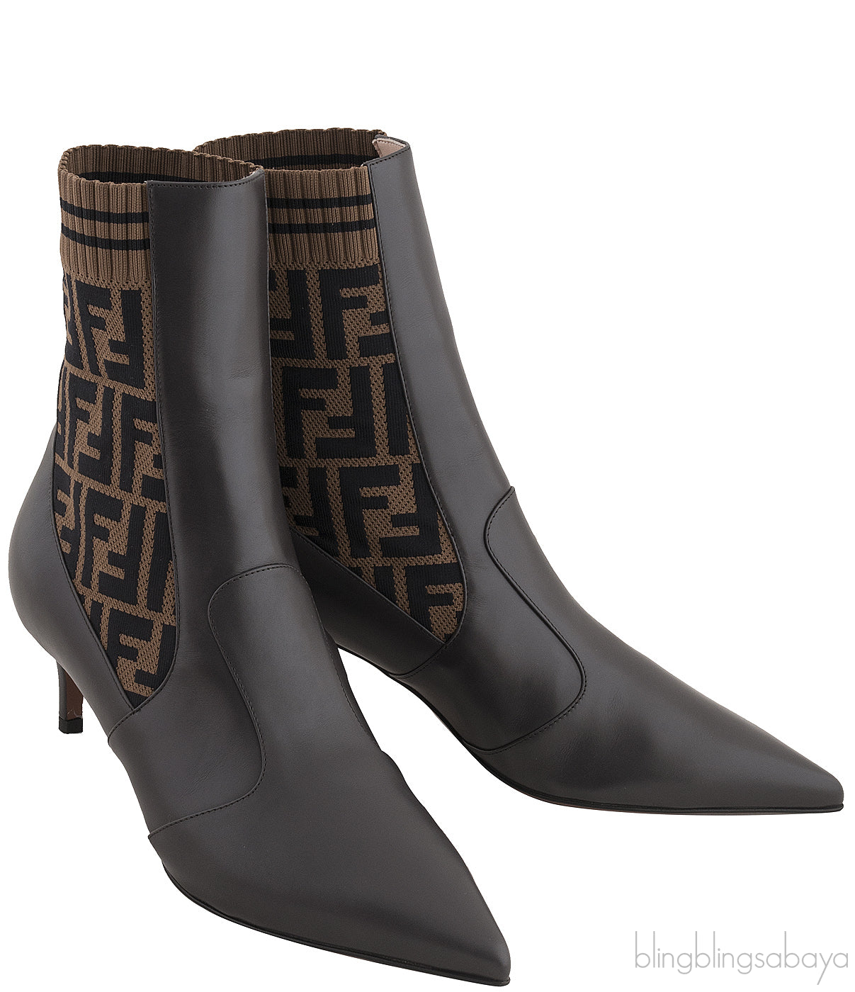 Rockoko Logo-Jacquard Ankle Boots