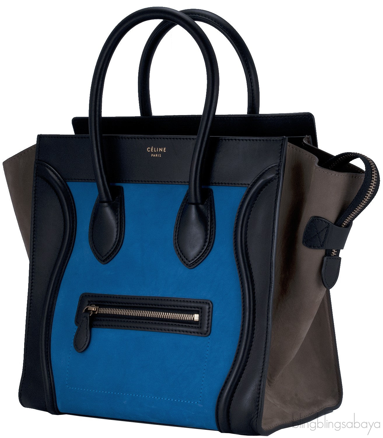 Mini Luggage Tricolor Blue