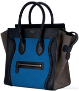 Mini Luggage Tricolor Blue