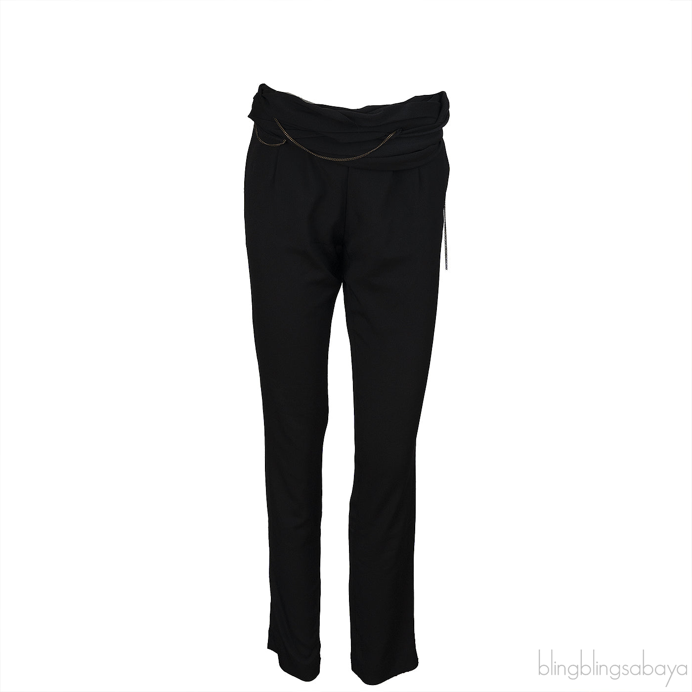 Iro Black Chain Embellished Trouser