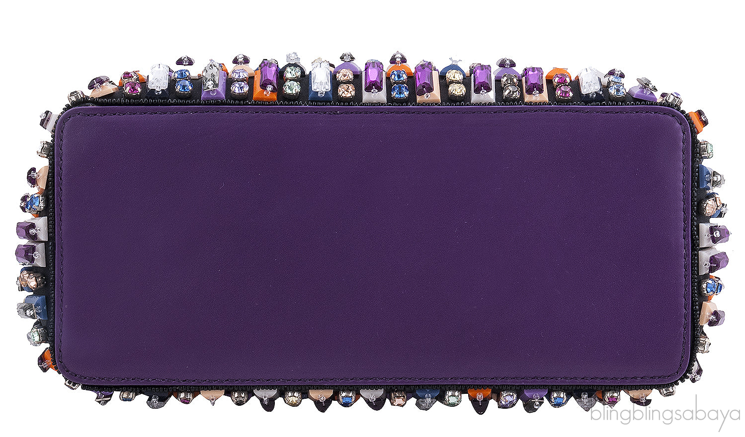 Peekaboo Mini Jeweled Satchel Bag