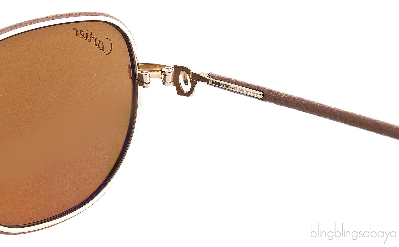 Brown 140 Gold Sunglasses