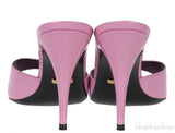Gucci Patent Pink Scarlet Leather Sandals