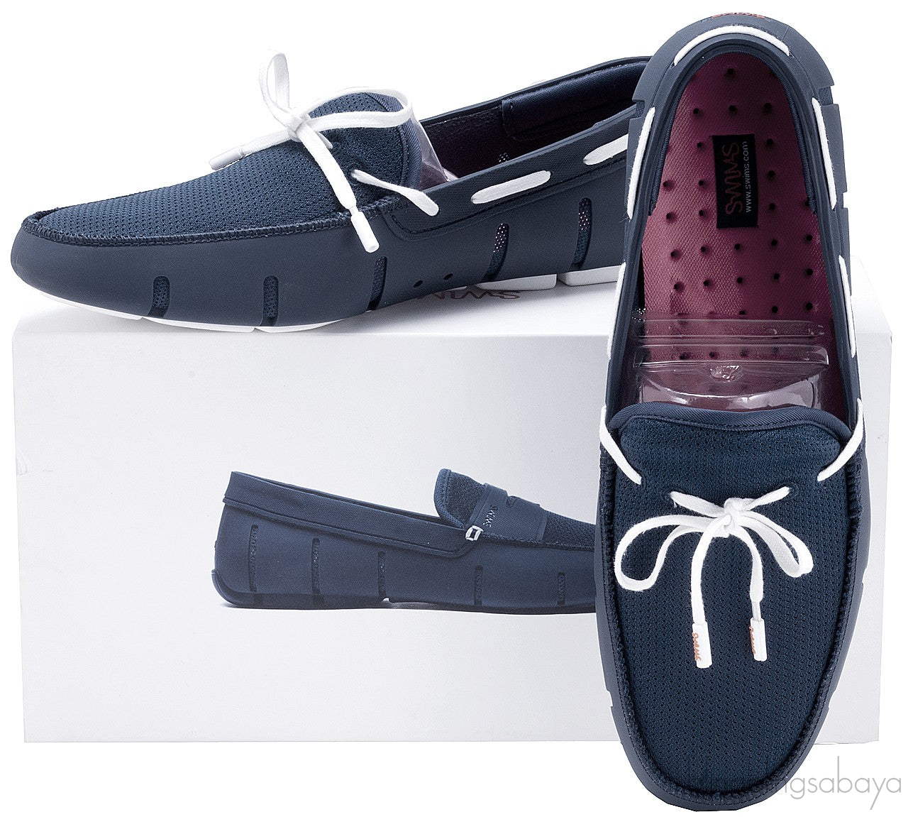 Navy Blue Loafer Shoes