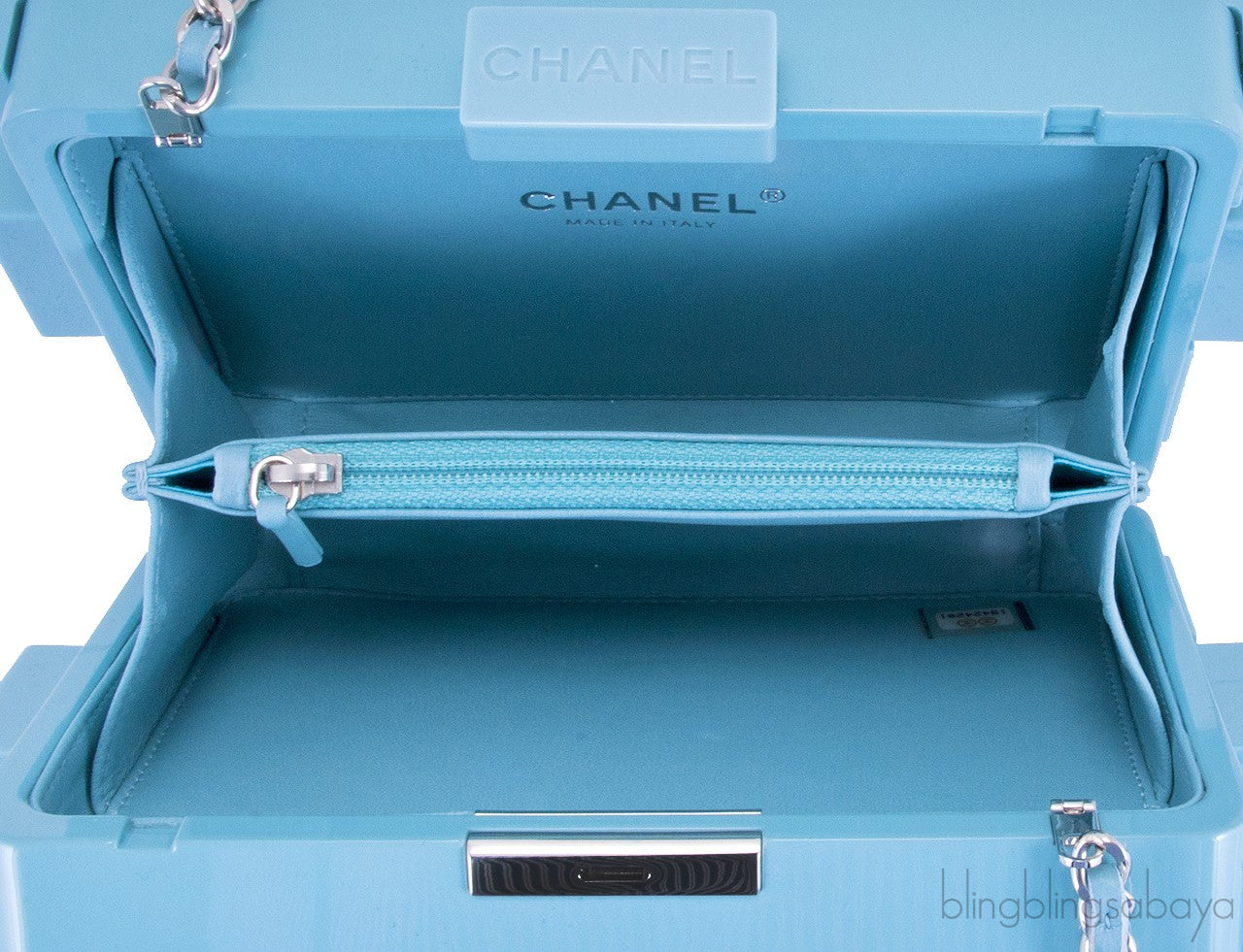Powder Blue Lego Clutch Bag