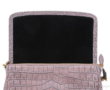 Ecrin Pochette Crocodile Chain Flap