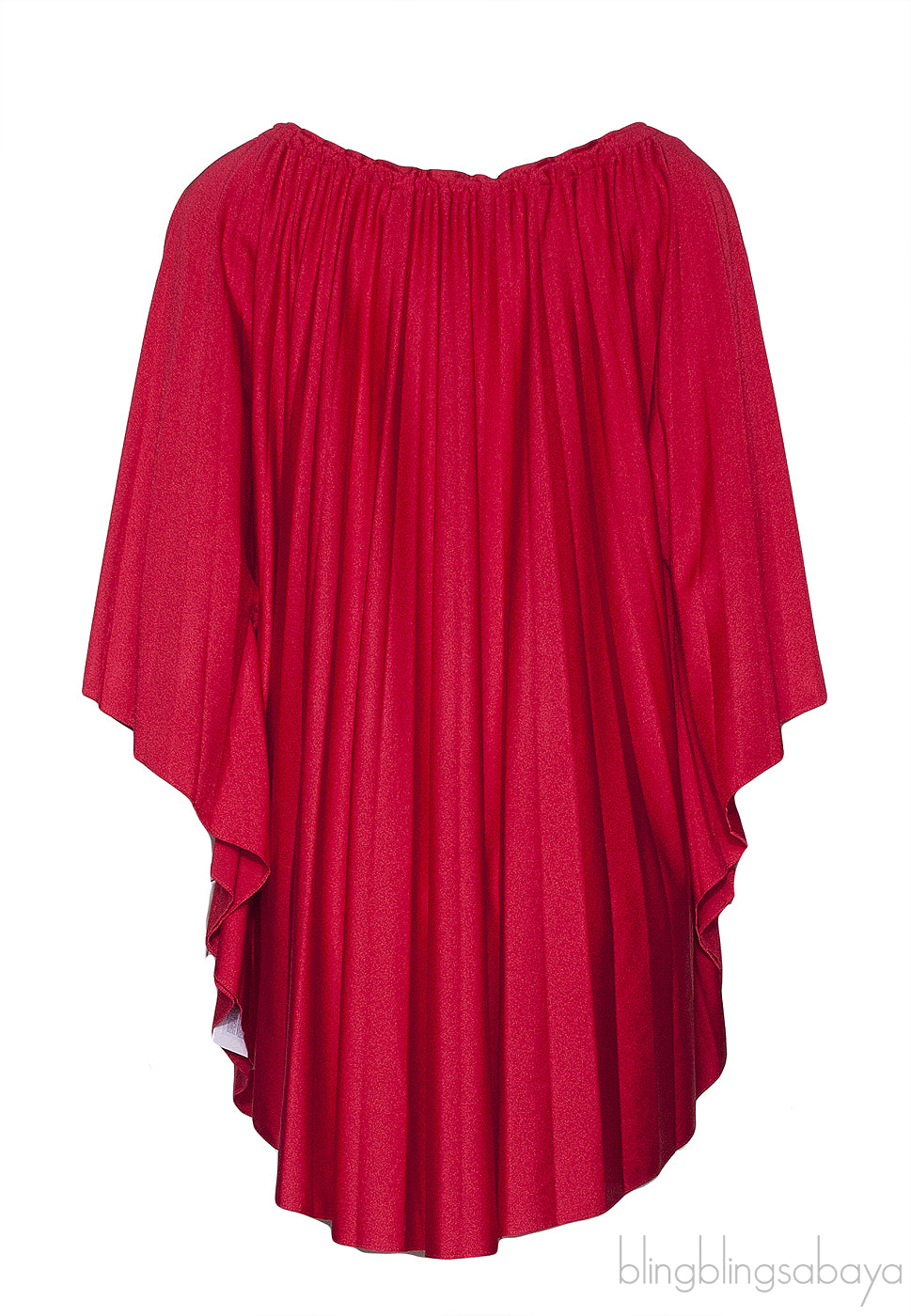 Red Oversize Blouse