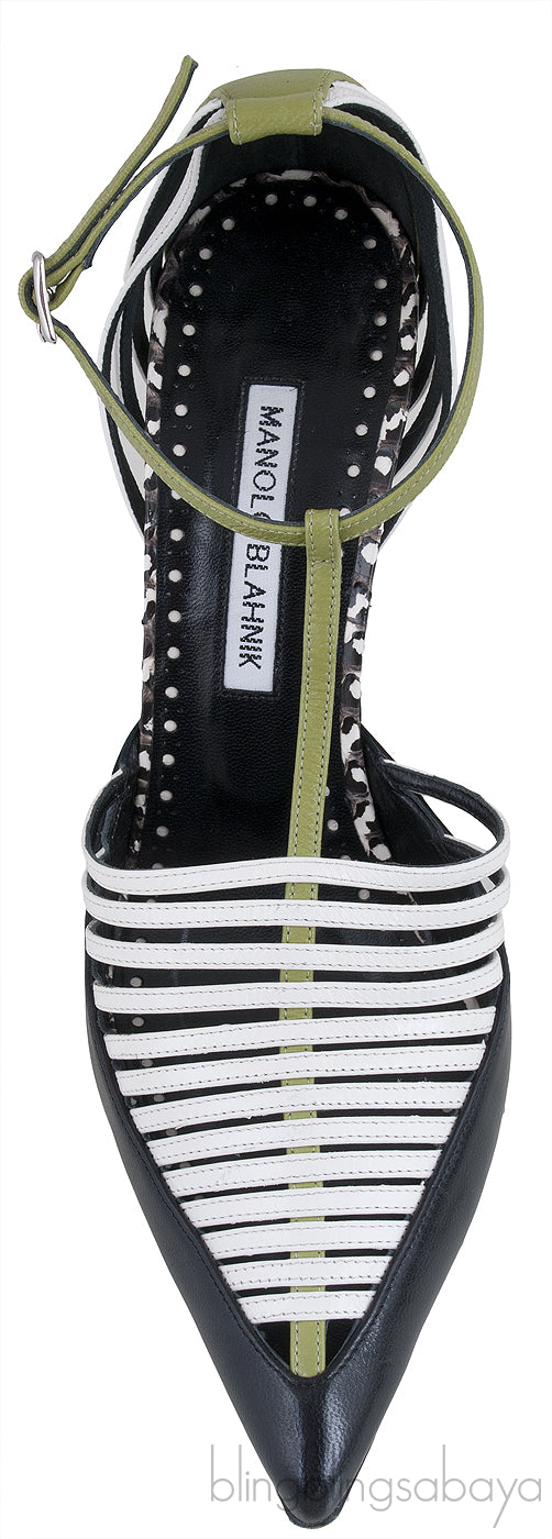 Multi-color Strappy Heels
