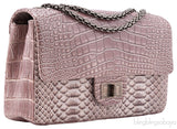 2.55 Reissue Alligator Nude Flap Bag