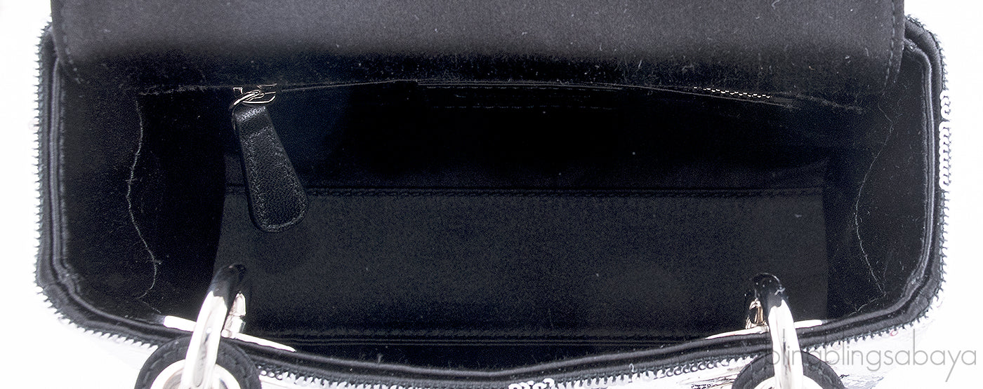 Lady Dior Sequin Micro bag