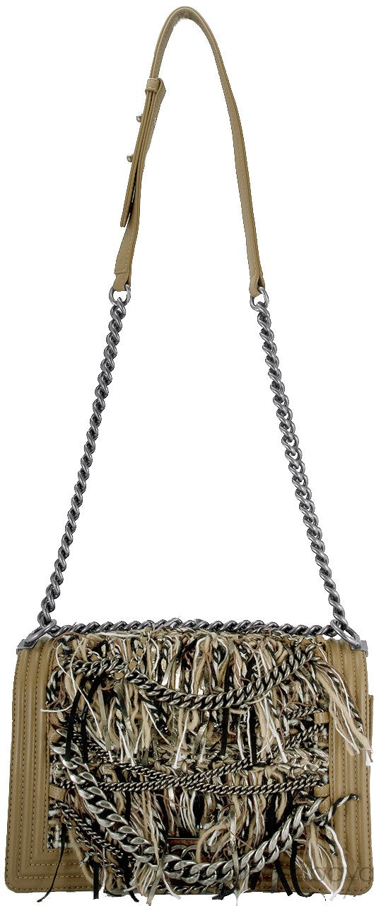 Le Boy Fringe & Chains Flap Bag