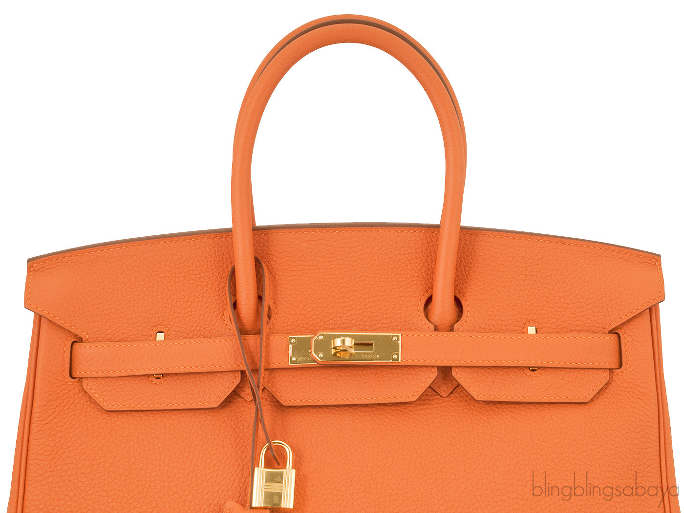 Birkin 35 Orange Togo GHW