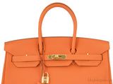 Birkin 35 Orange Togo GHW