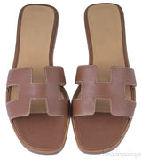 Oran Sandal Kidskin Brown