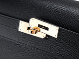 Kelly 35 Black Sellier Epsom GHW