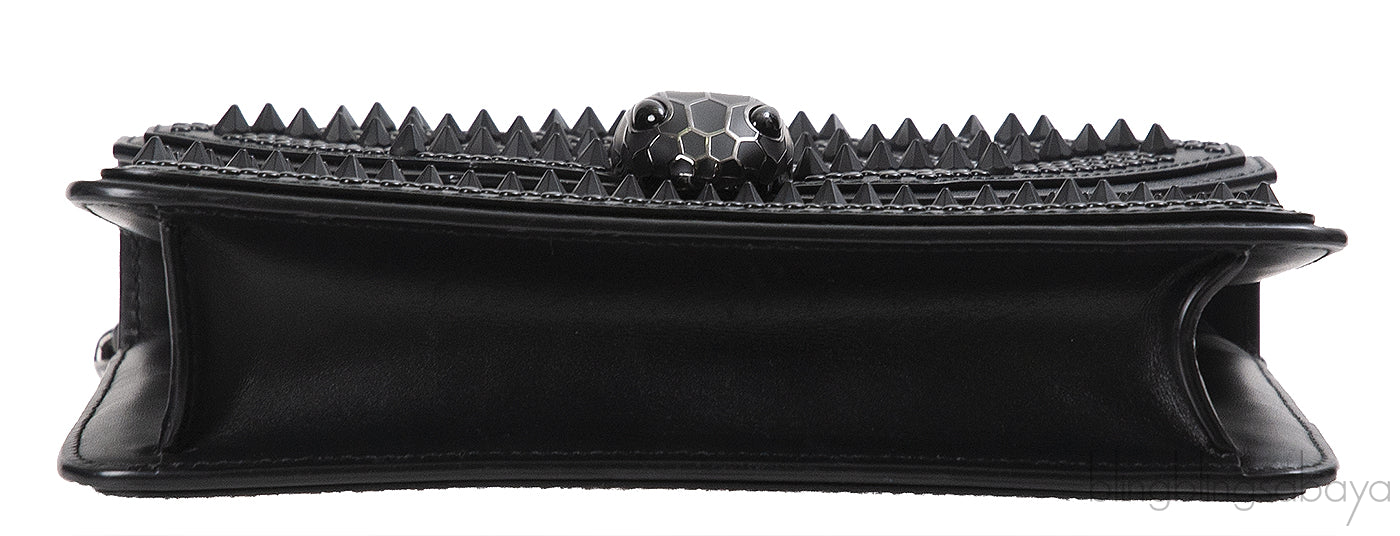 X Nicholas Kirkwood Black Serpenti Forever Crossbody Bag