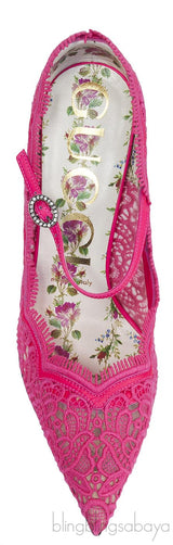 Pink Virginia Mary Jane Pumps
