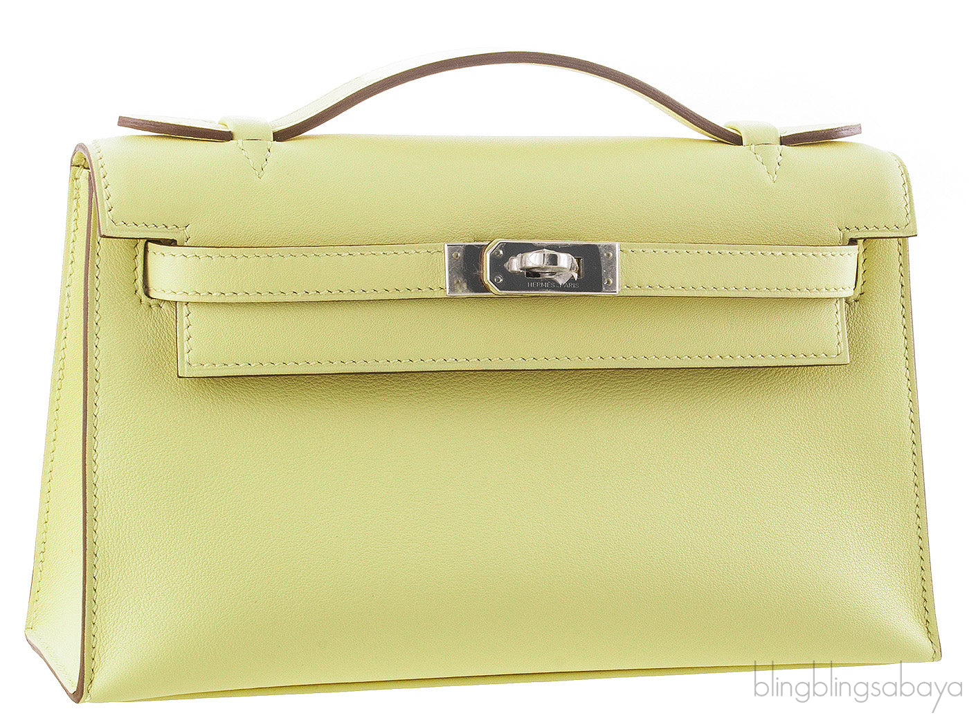 Kelly Pochette Swift Jaune Poussin