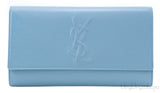 Sky Blue Patent Leather Clutch