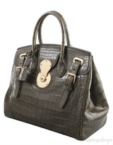 Ricky Alligator Moss Green Bag