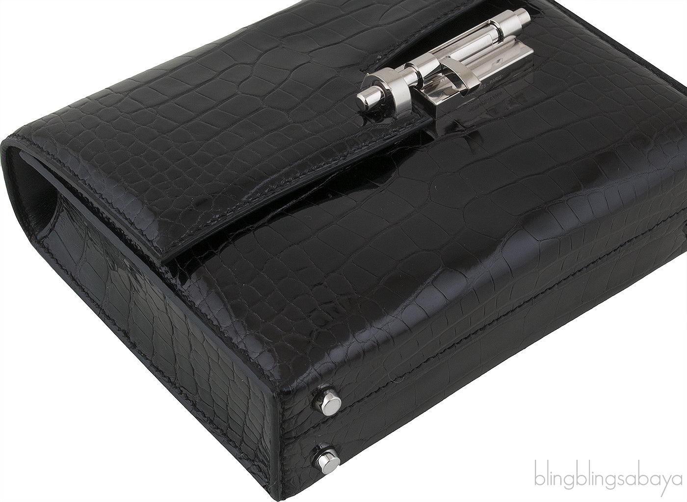Verrou Chaine Mini Crocodile Bag
