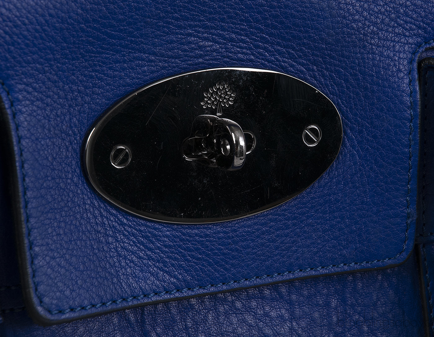 Mulberry Bayswater Blue Top Handle Bag