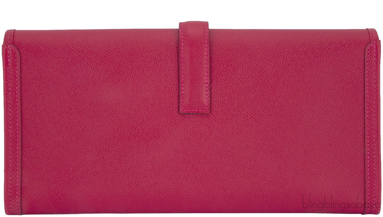 Jige Rouge Casaque Epsom Clutch GM