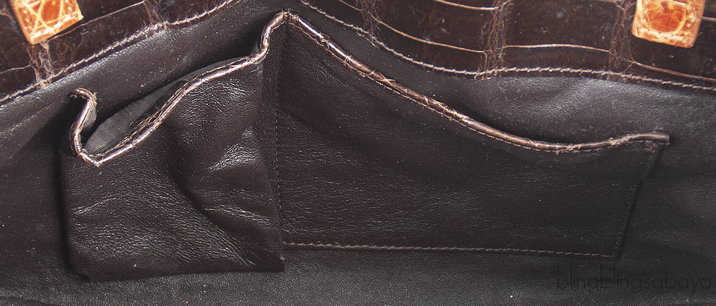 Lana Marks Positano Alligator Bag