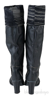 Black Leather Boots