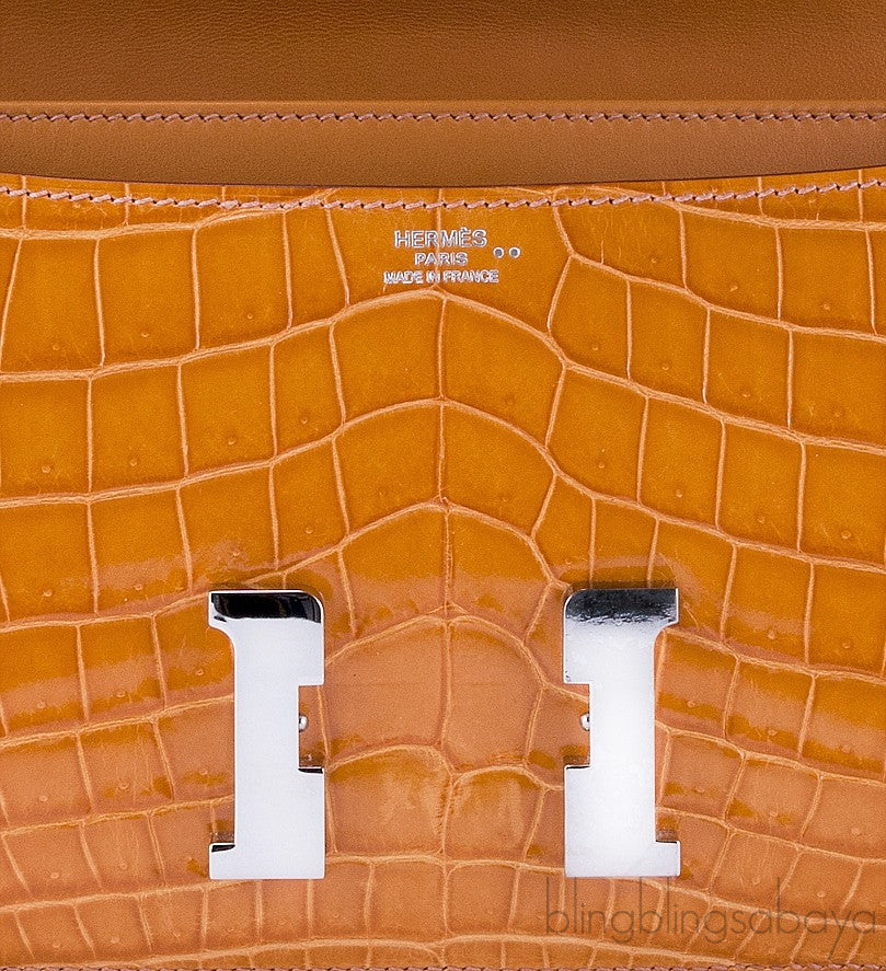 Constance Elan Saffron Crocodile PHW