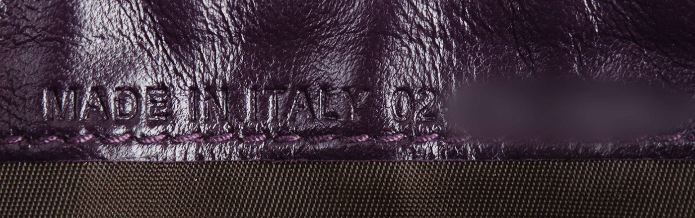Dior Plum Cannage Patent Continental Wallet