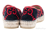Pilar GG-pattern Velvet Espadrilles