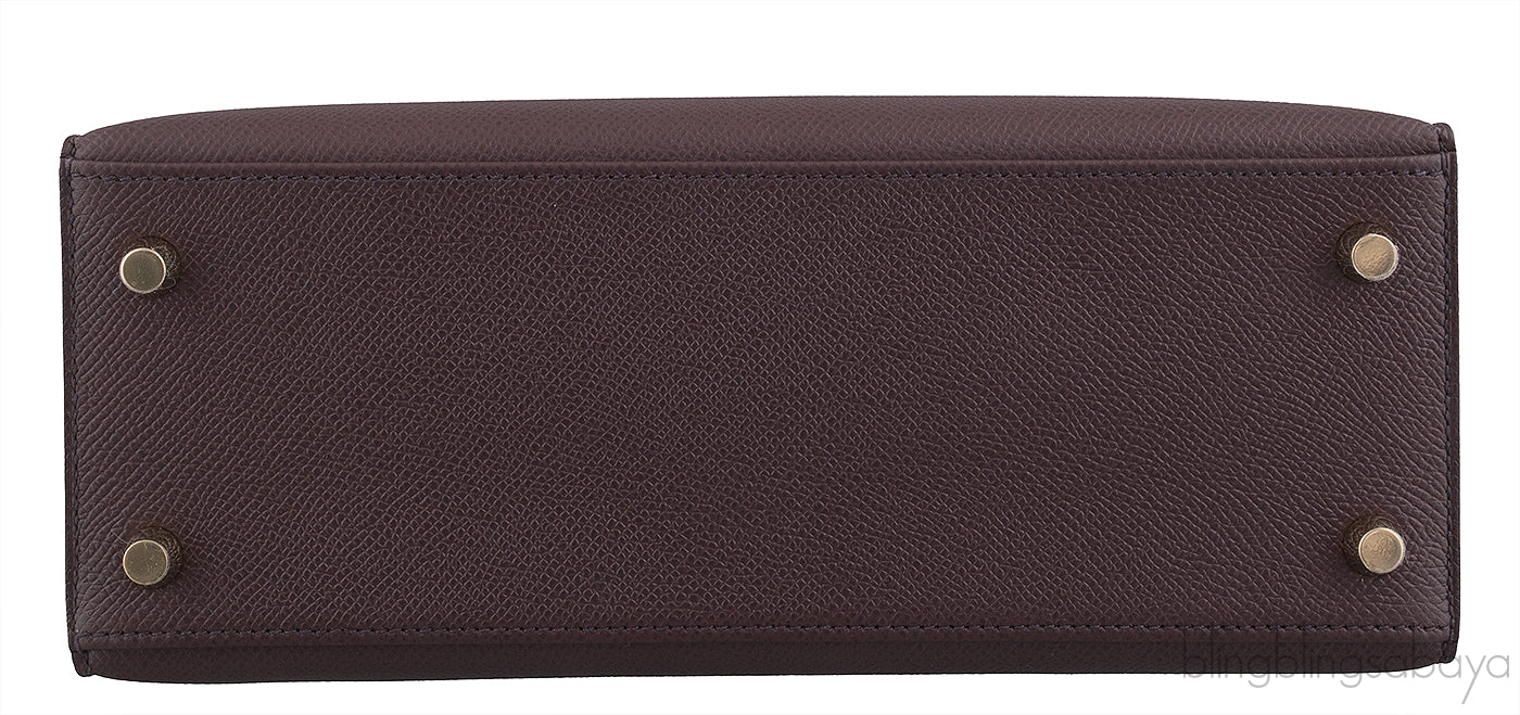 Kelly 25 Rouge Epsom Sellier GHW