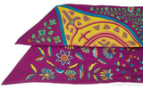 Pink Multicolor Printed Twilly