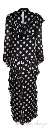Ruffled Polka Dot Gown