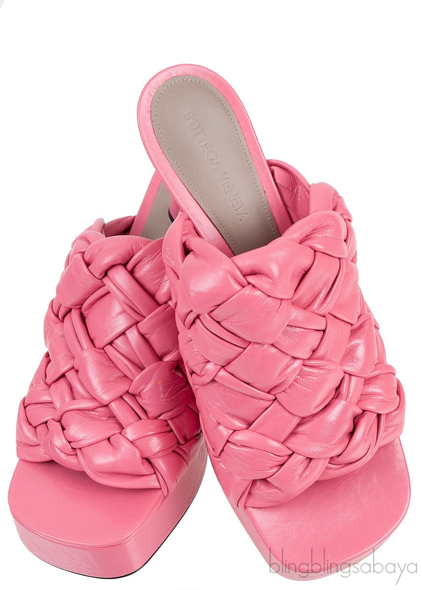 Bottega Veneta The Board Platform Pink Mule