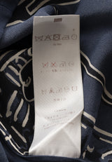 Louis Vuitton Blue Paris Print Top