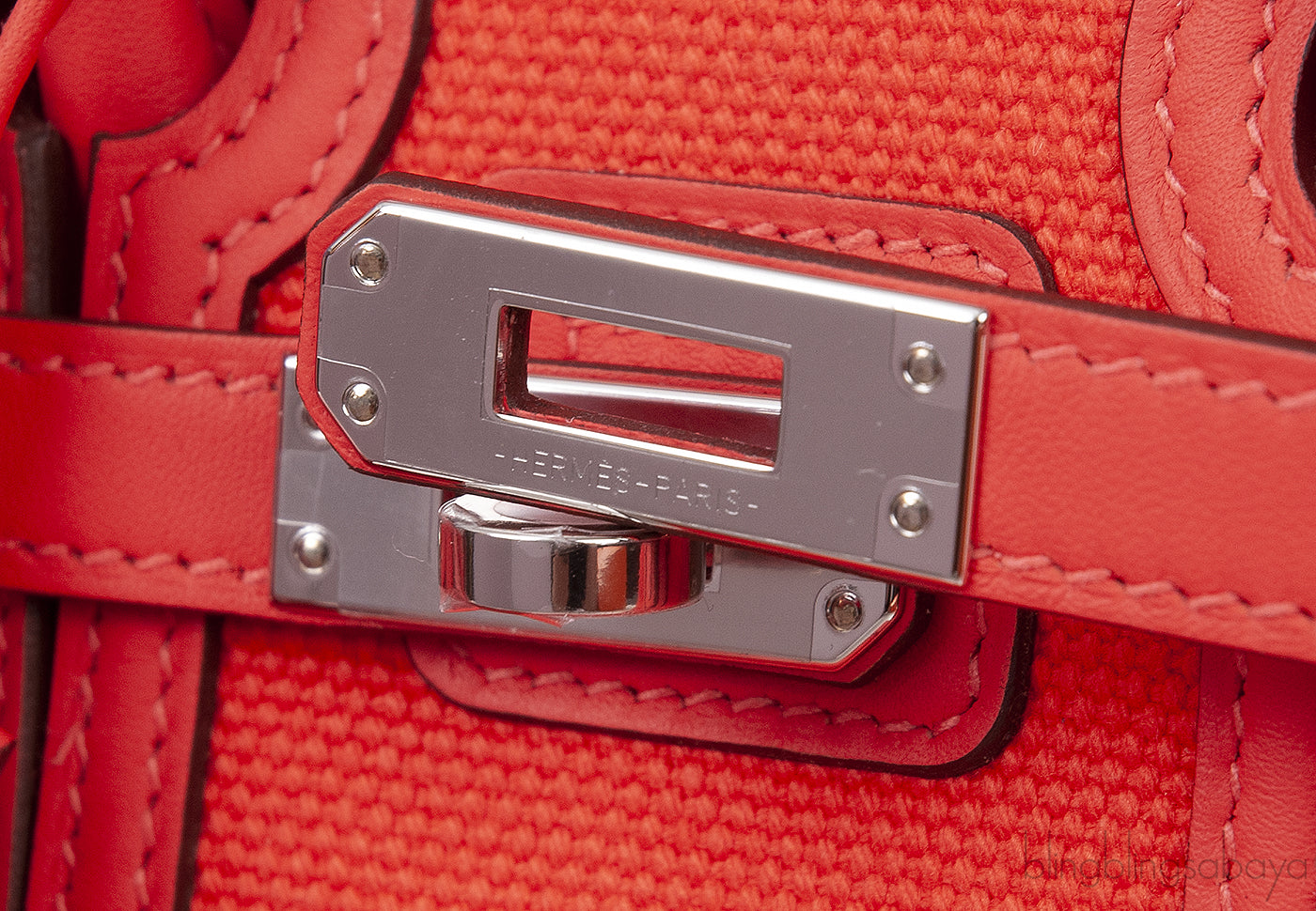 Birkin 25 Cargo Orange Field Toile Goeland Swift PHW