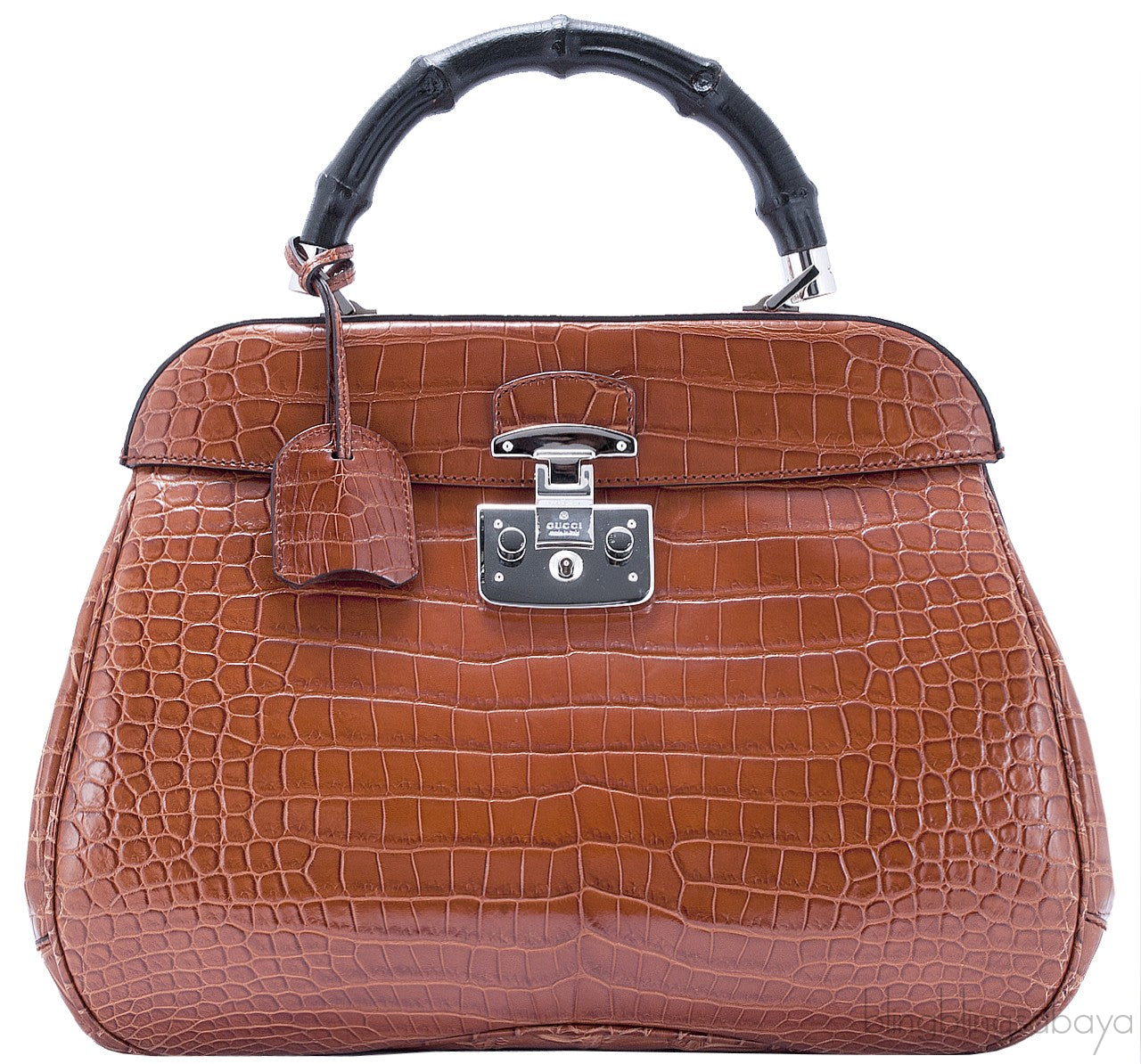 Lady Lock Top Handle Crocodile